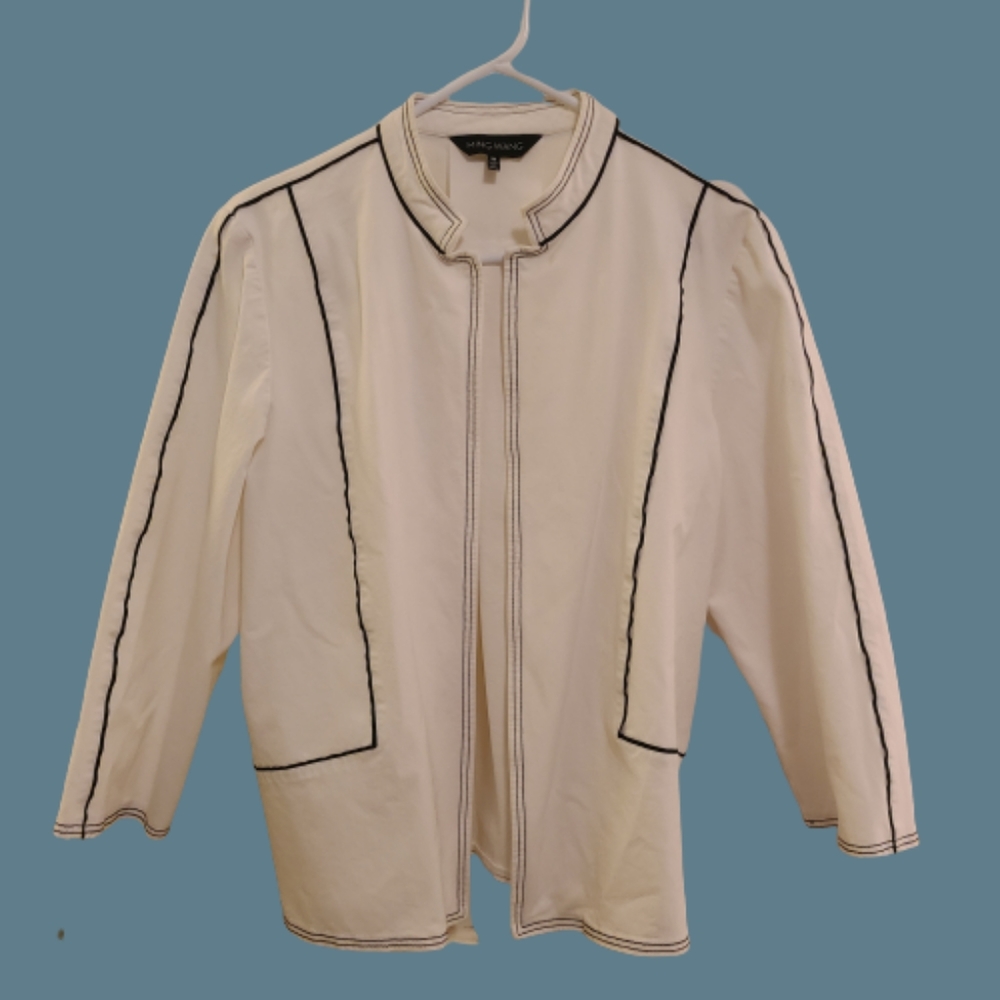 Ming Wang Womans Open Blazer